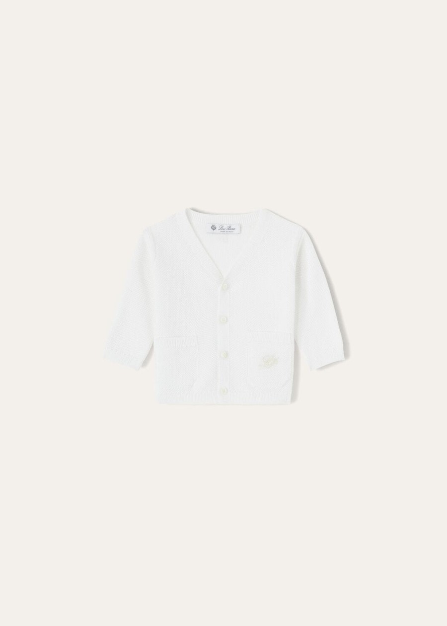 cardigan sunrise katoen optisch wit