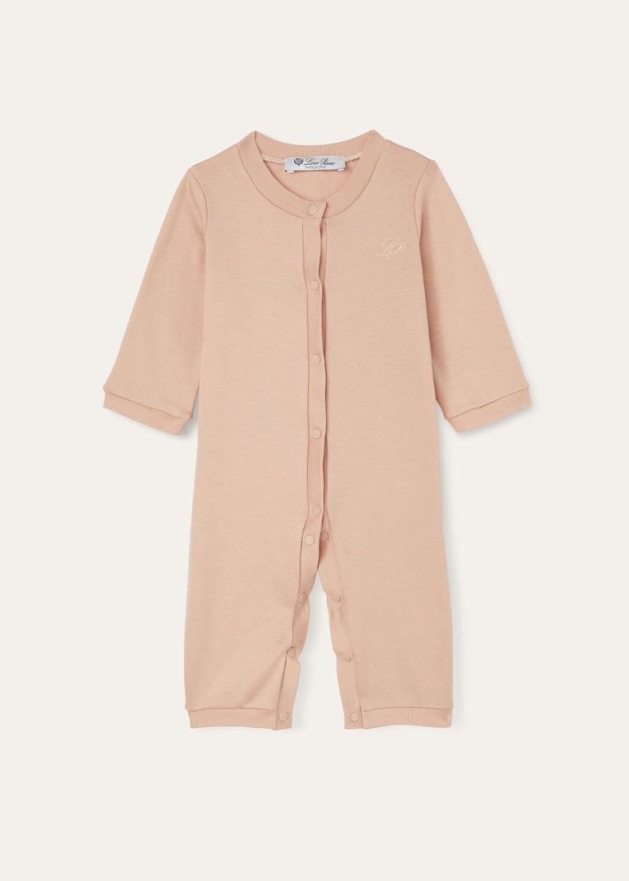 zachte katoenen babyromper met amandelolie