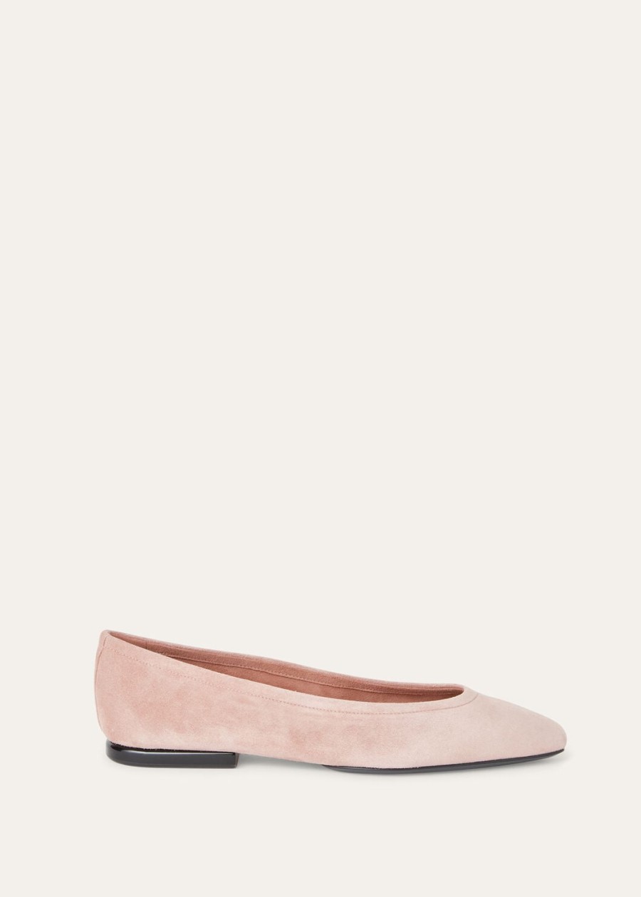 primula ballet flat suede rose canyon