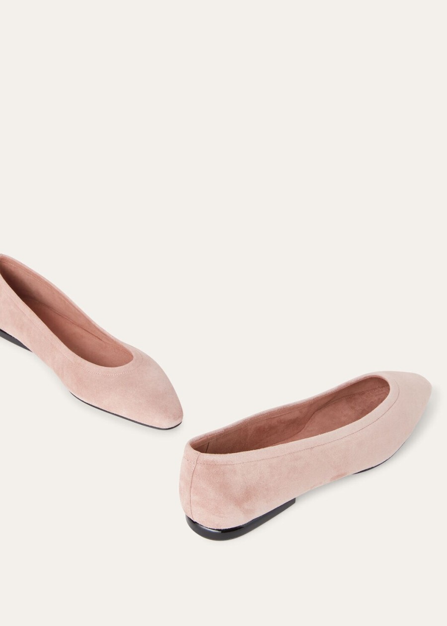 primula ballet flat suede rose canyon