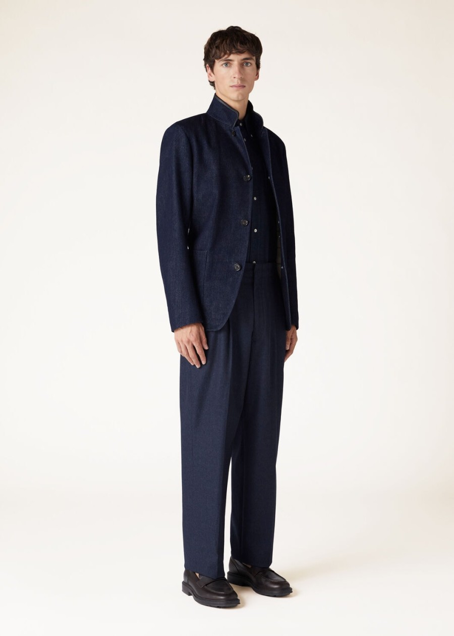 spagna cashdenim shadow blue jacket