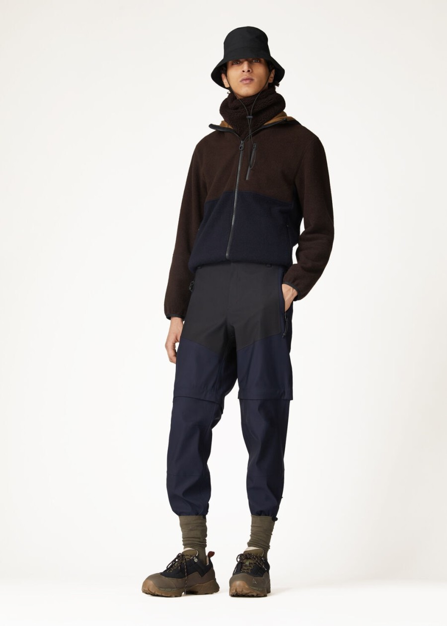 terminillo kasjmier sweatshirt ebbenhout melangemarineblauw