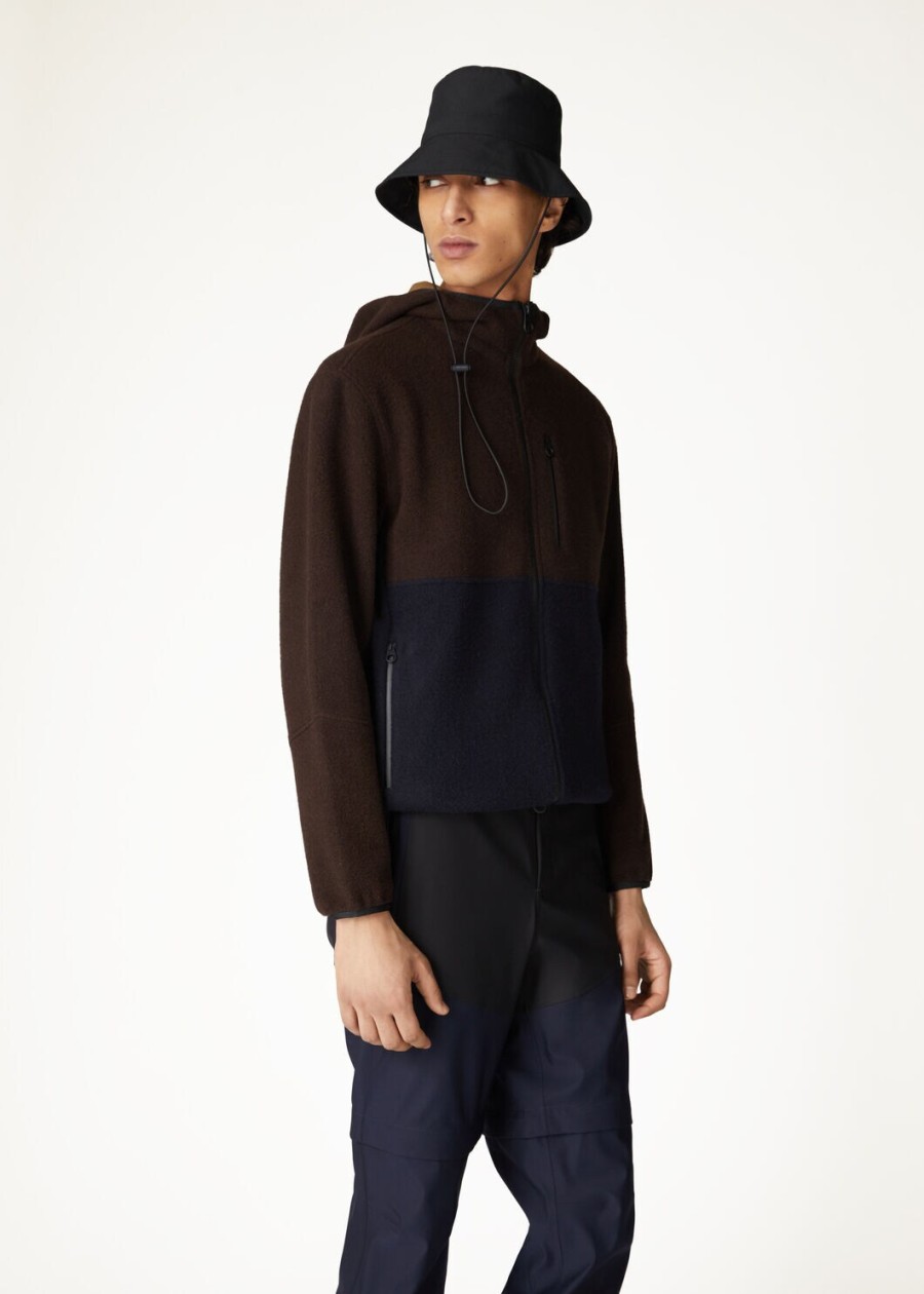 terminillo kasjmier sweatshirt ebbenhout melangemarineblauw