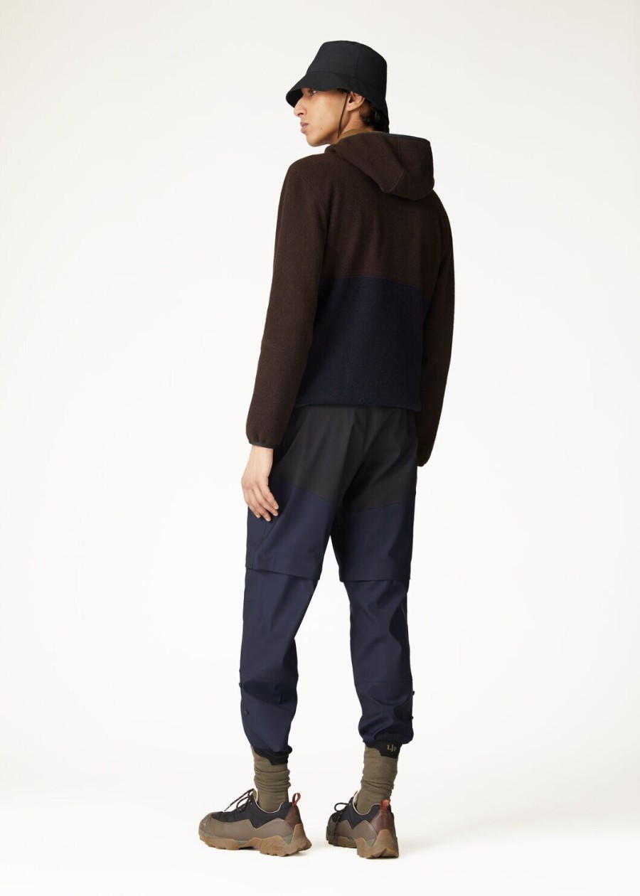 terminillo kasjmier sweatshirt ebbenhout melangemarineblauw