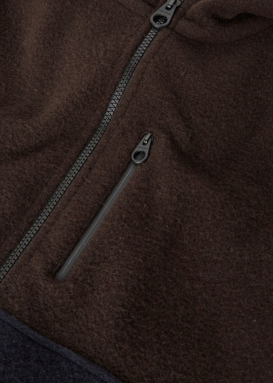 terminillo kasjmier sweatshirt ebbenhout melangemarineblauw