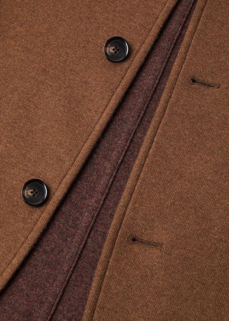 novalis spagna jersey jacket antilope brownpear melange
