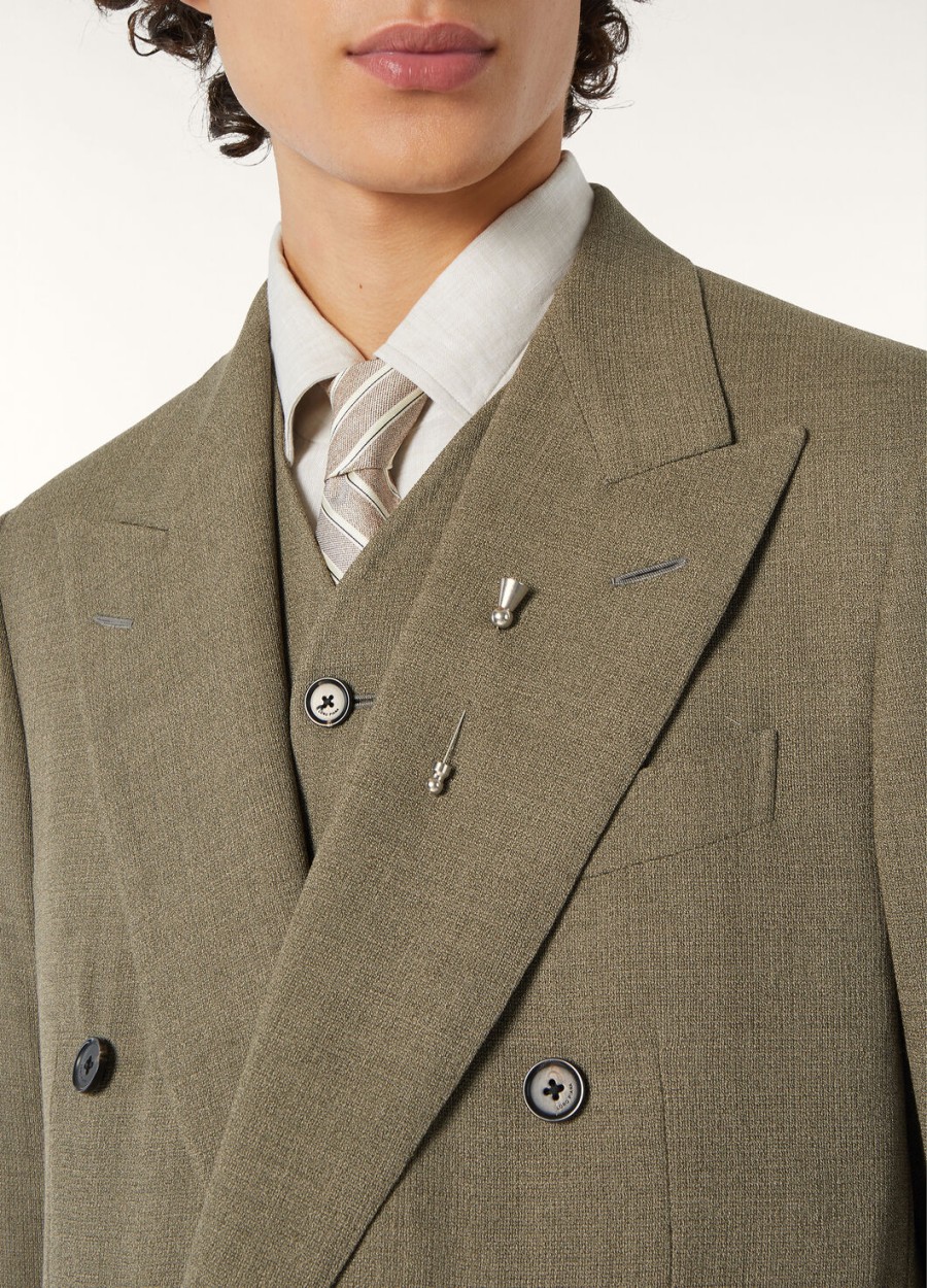 milano blazer van scheerwol thermisch modderbestendig