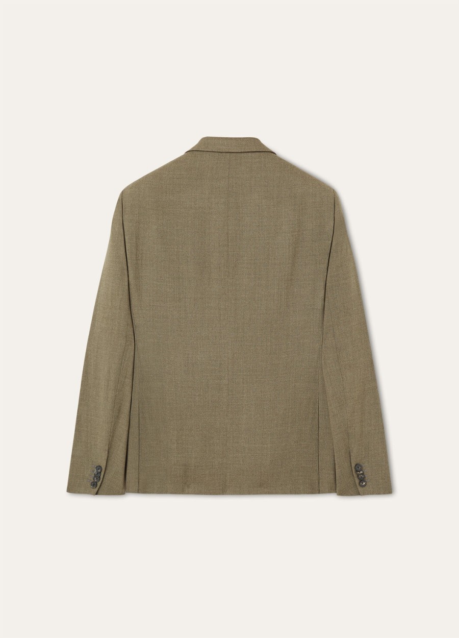 milano blazer van scheerwol thermisch modderbestendig