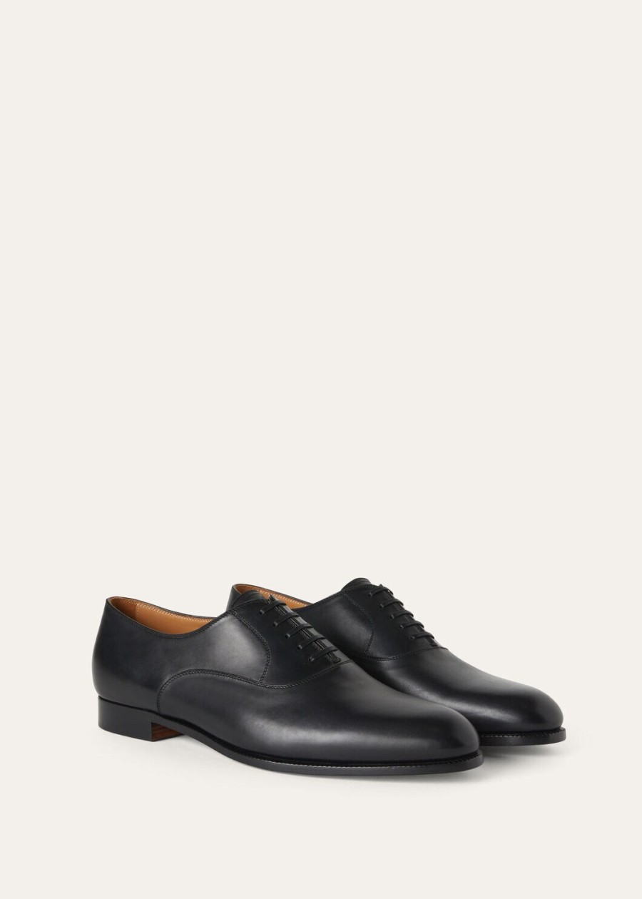 sergio walk oxford zwart kalfsleer