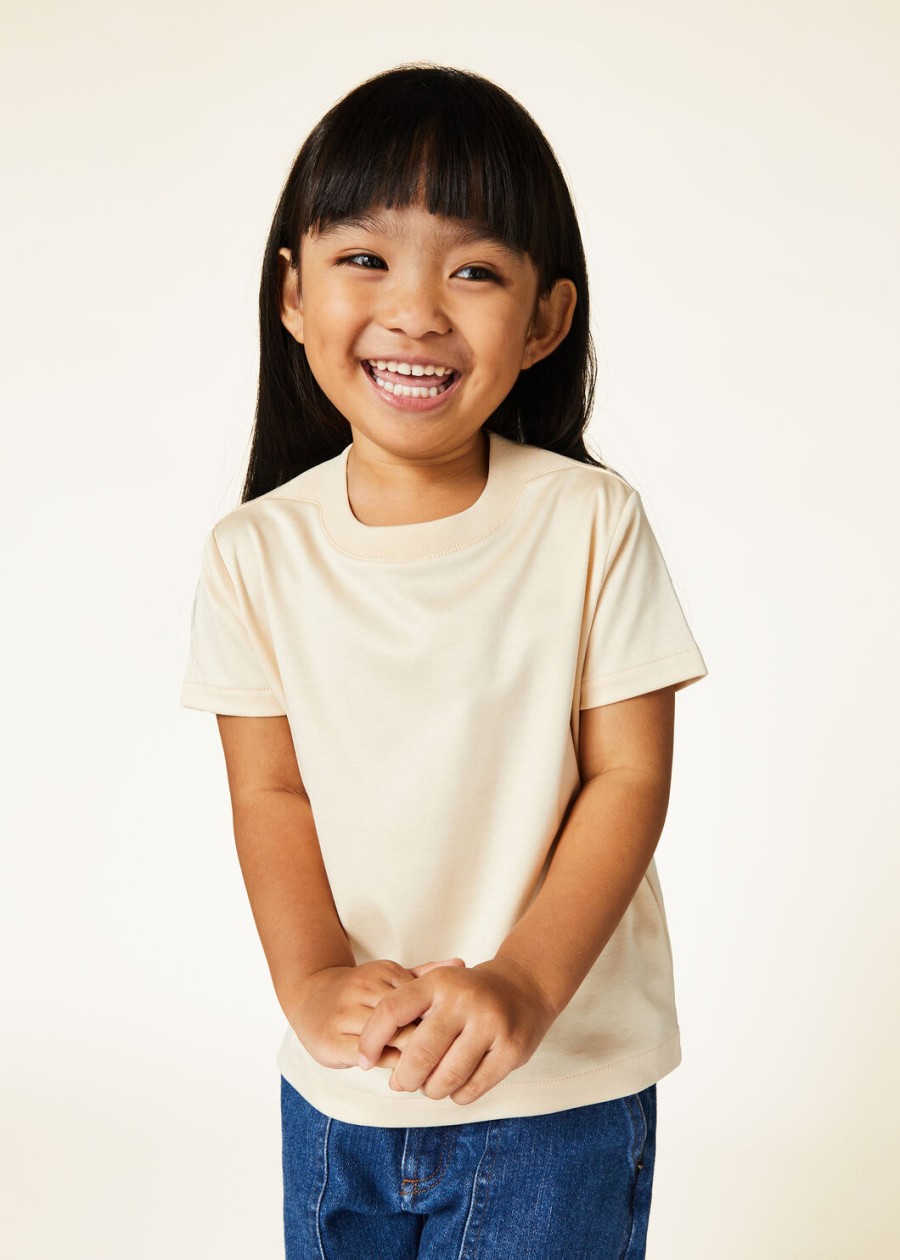 my-t kids t-shirt met ronde hals katoen lotuswortel