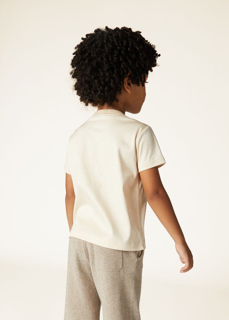 my-t kids t-shirt met ronde hals katoen lotuswortel