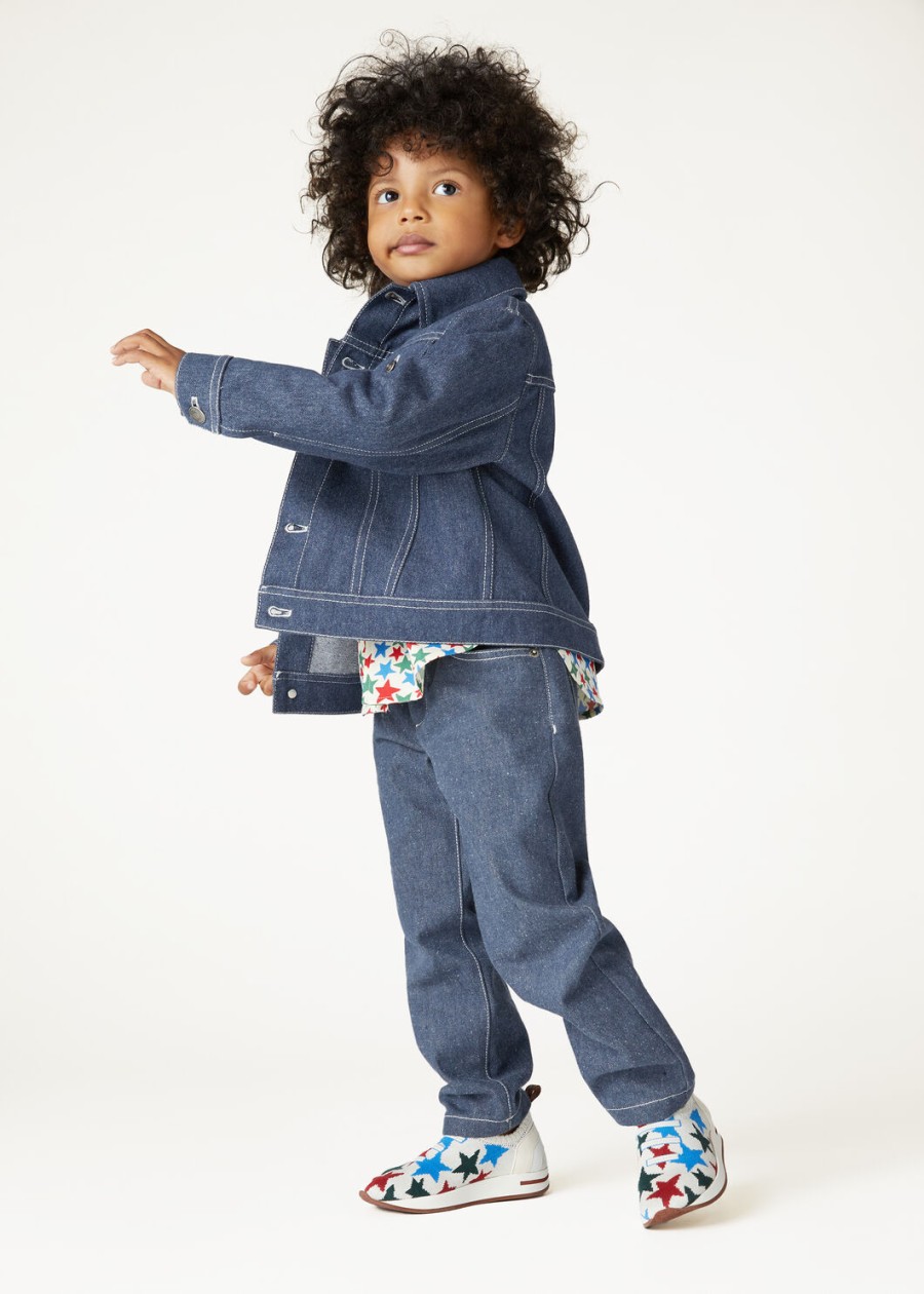 joey kids broek katoen surge blauw