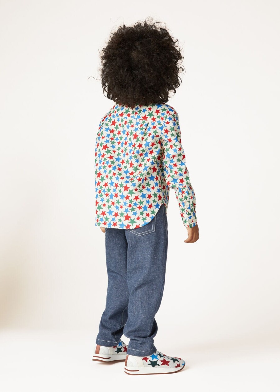 joey kids broek katoen surge blauw