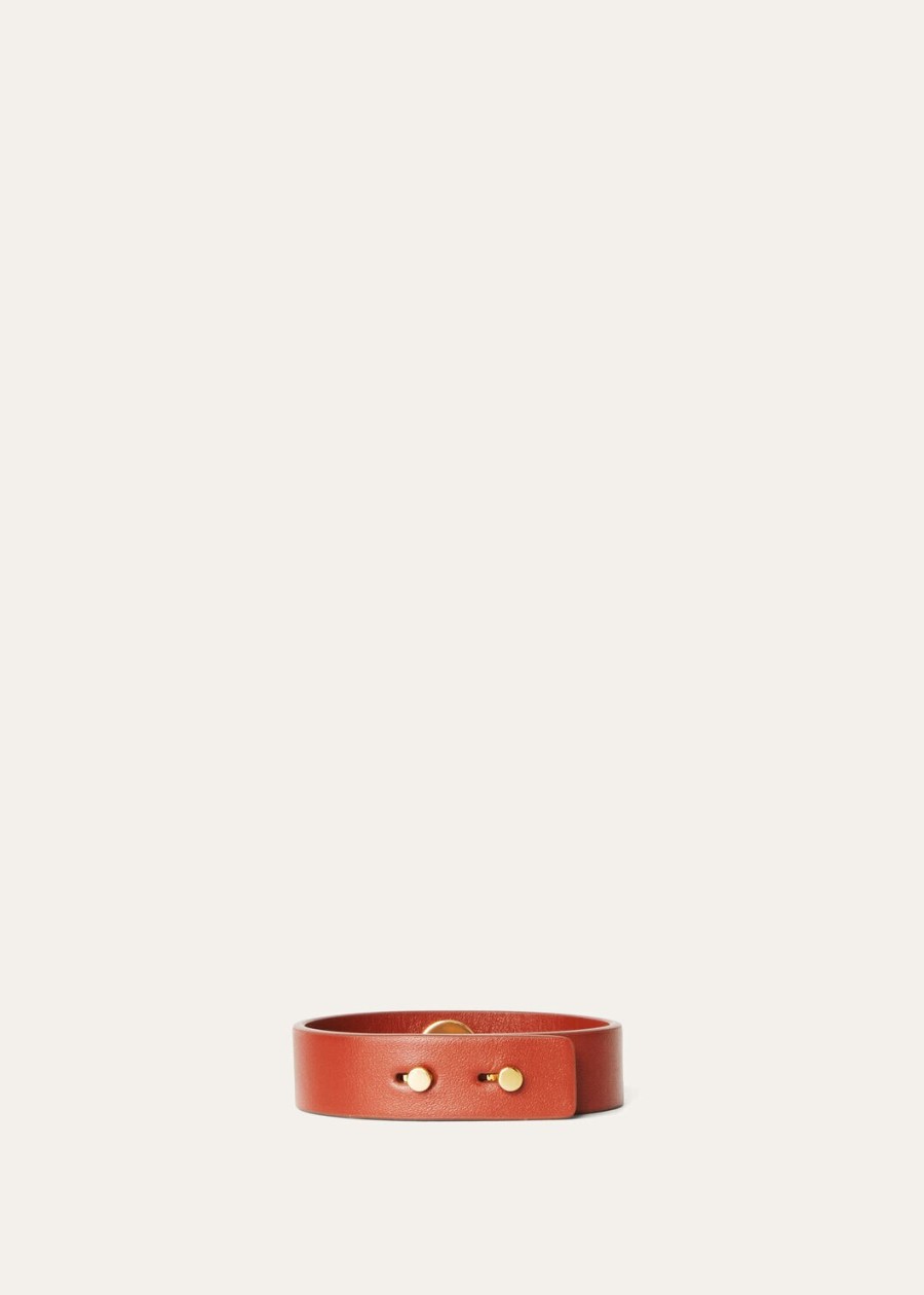 diepe kummel extra kalfslederen armband