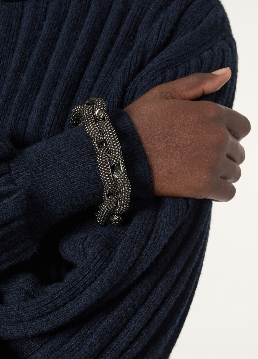 bubble chain armband messing sieraden palladio riscoverto