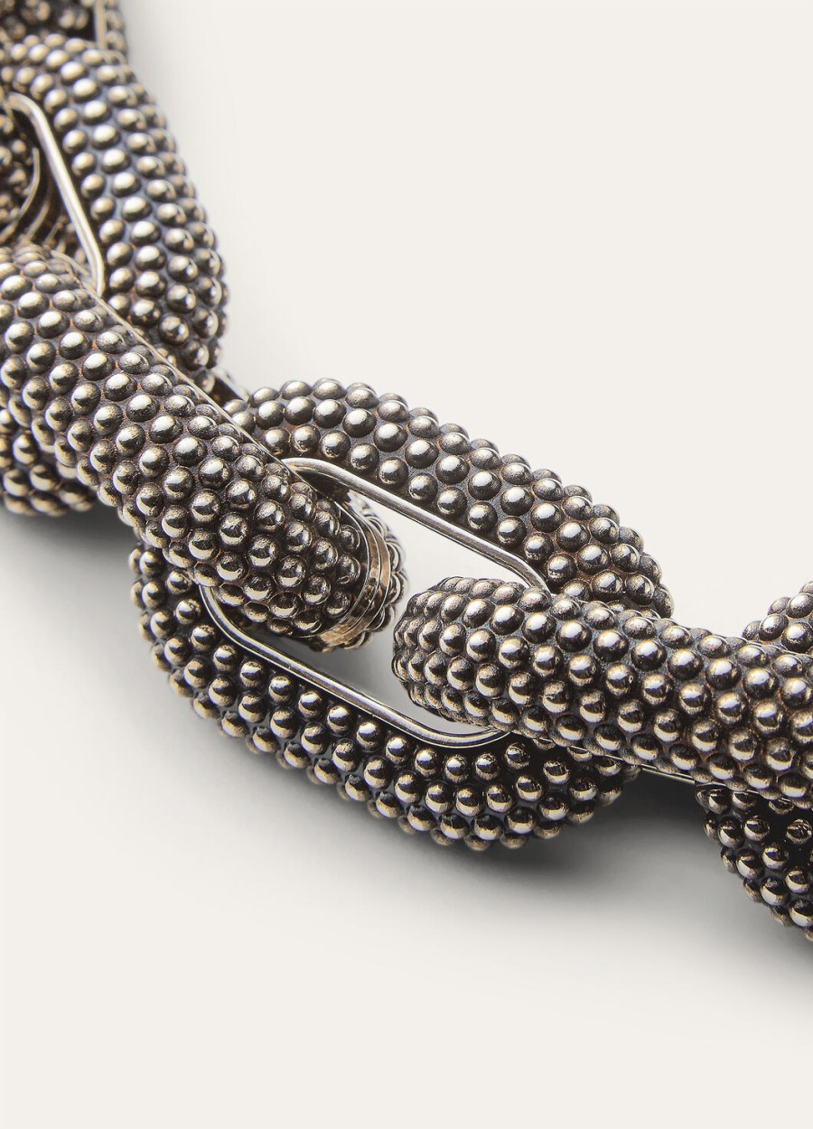 bubble chain armband messing sieraden palladio riscoverto
