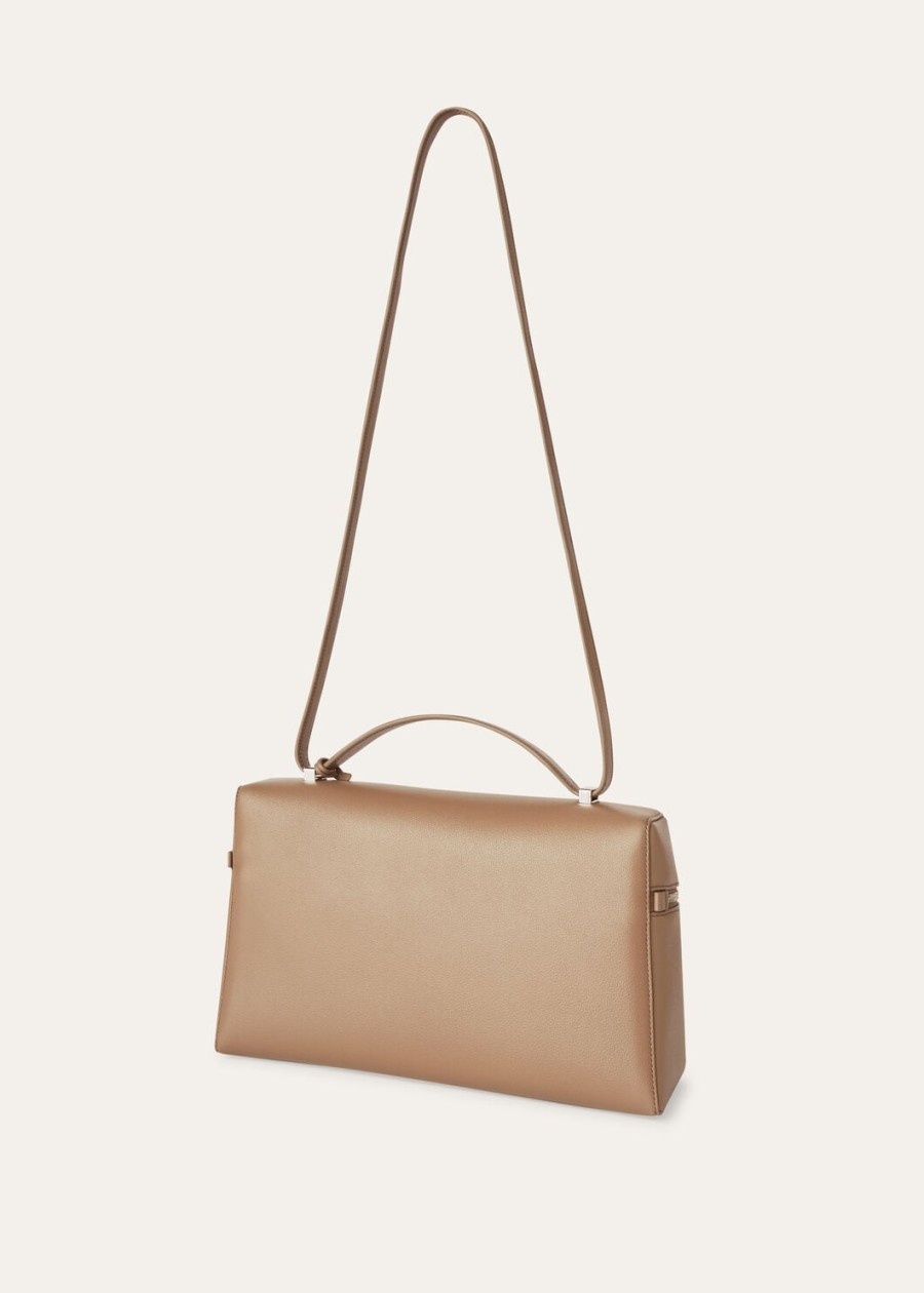 extra tas l27 warm kalfsleer mastiekantiek zilver