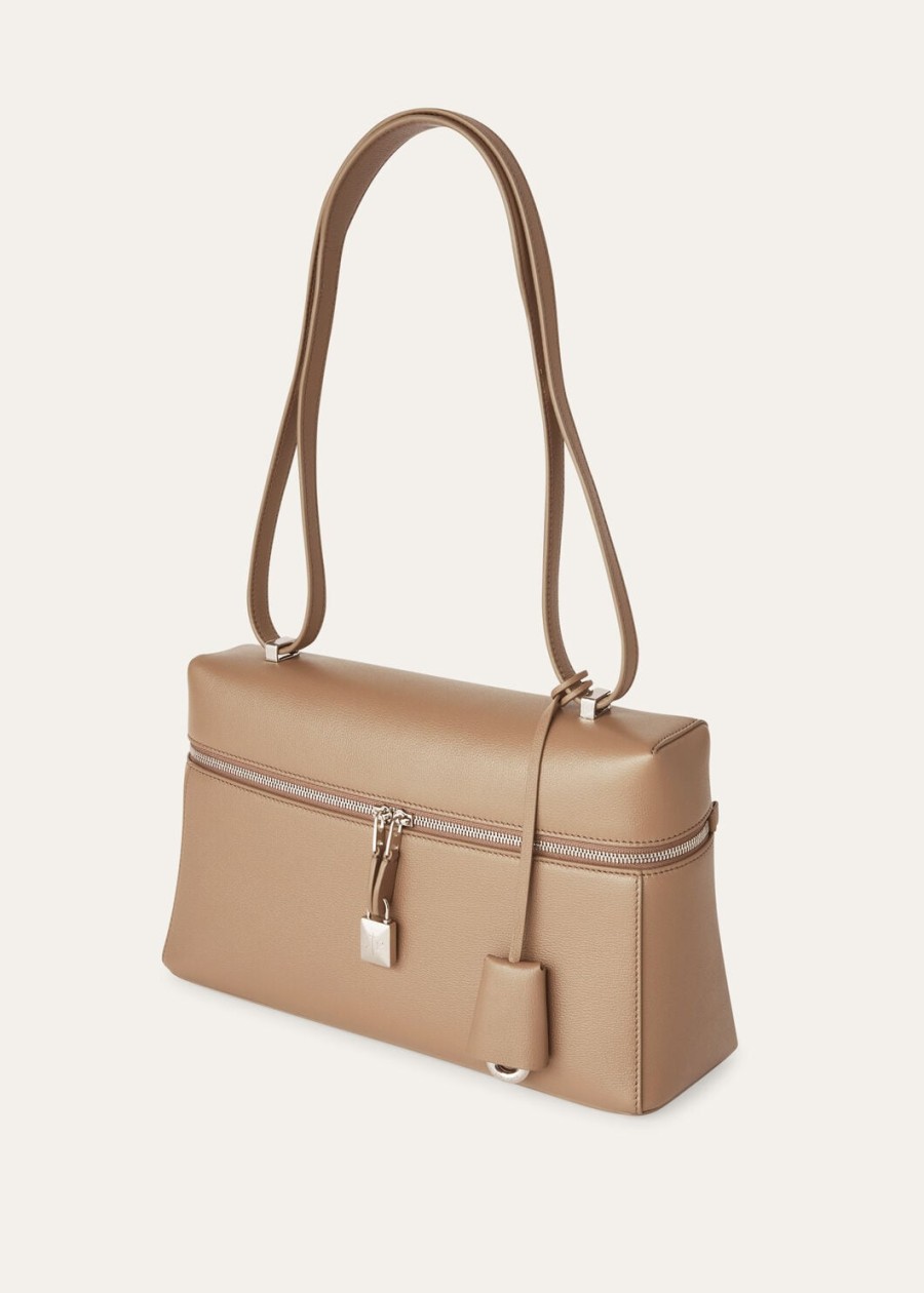 extra tas l27 warm kalfsleer mastiekantiek zilver
