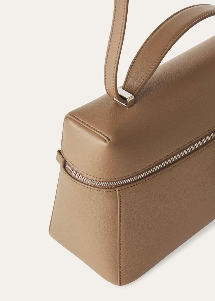 extra tas l27 warm kalfsleer mastiekantiek zilver
