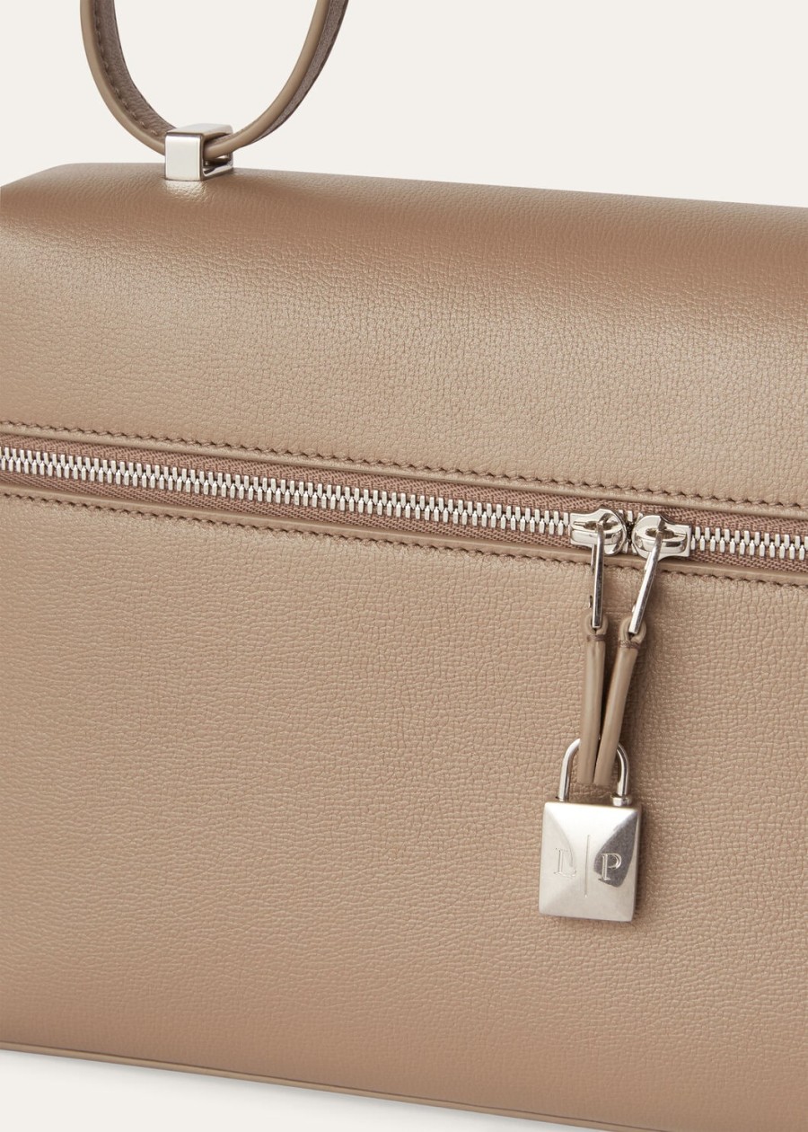 extra tas l27 warm kalfsleer mastiekantiek zilver