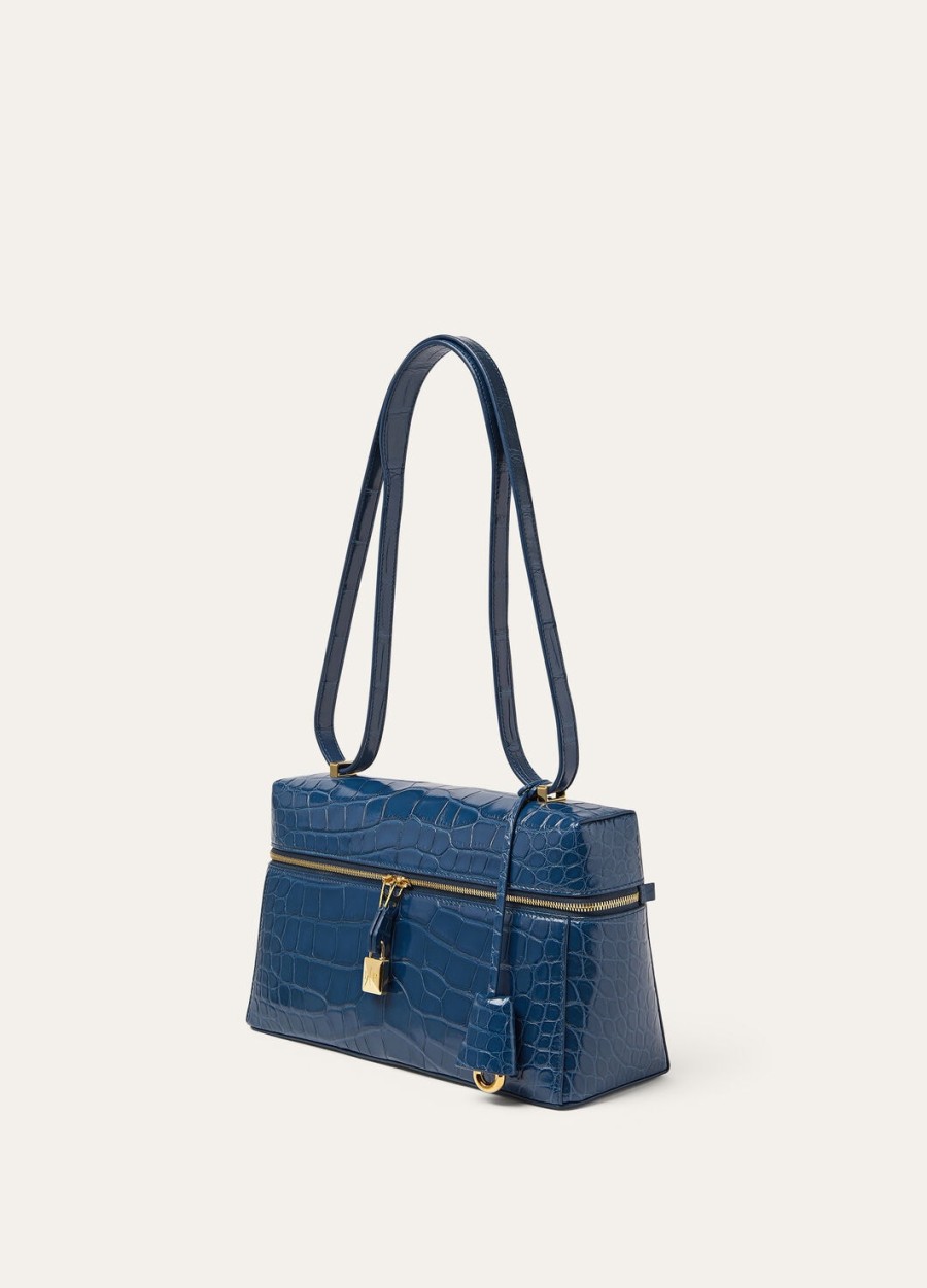 extra tas l27 alligatorleer ocean heartsun gold