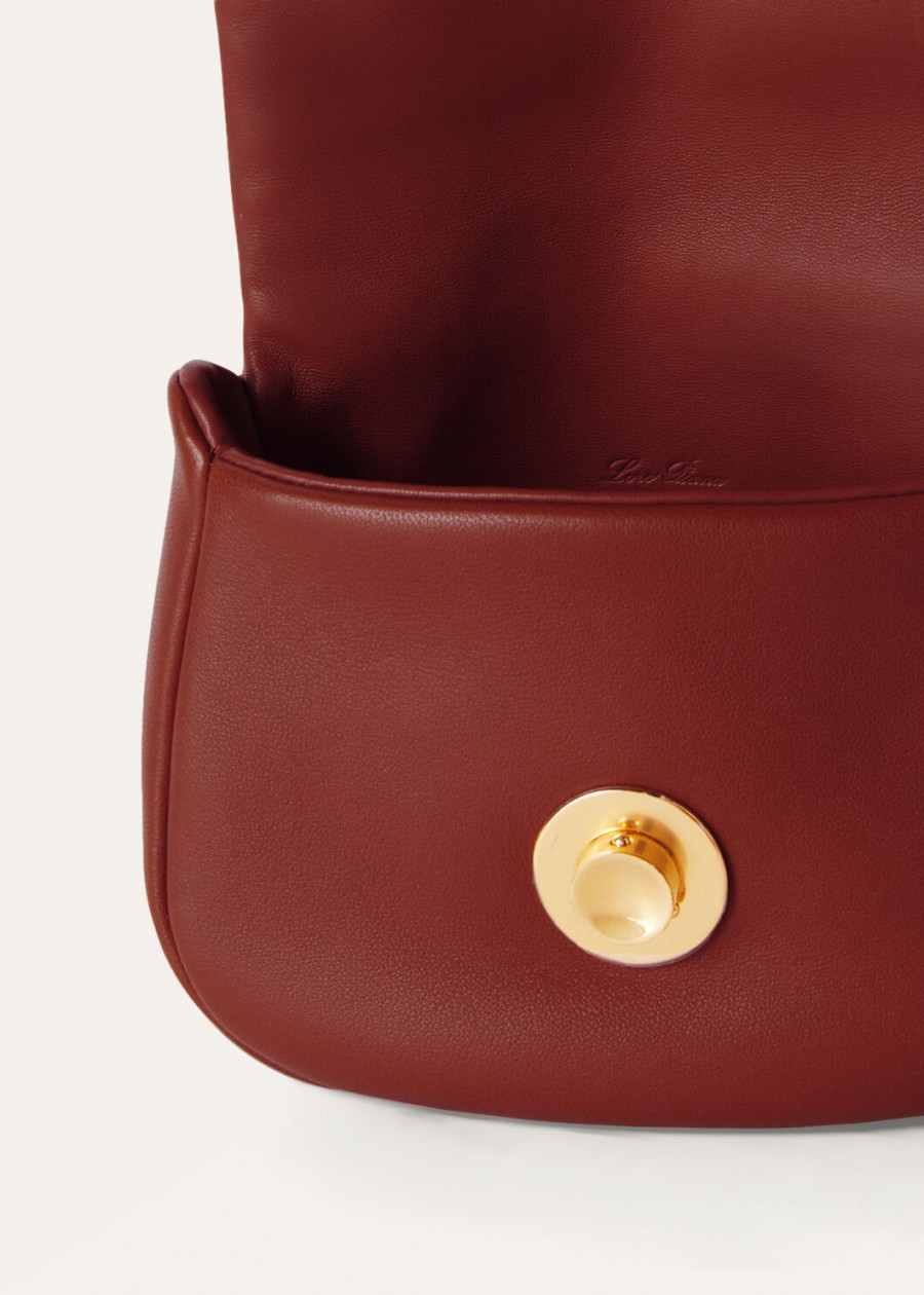 giera softy bag lamsleer gerookt karamelzon goud