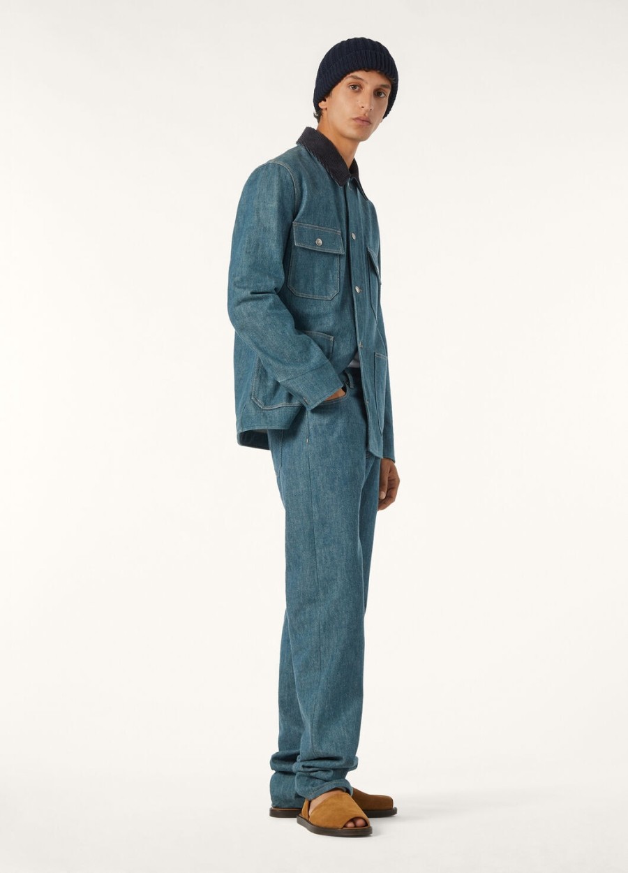 kamen austin denim blauwe spirulina broek