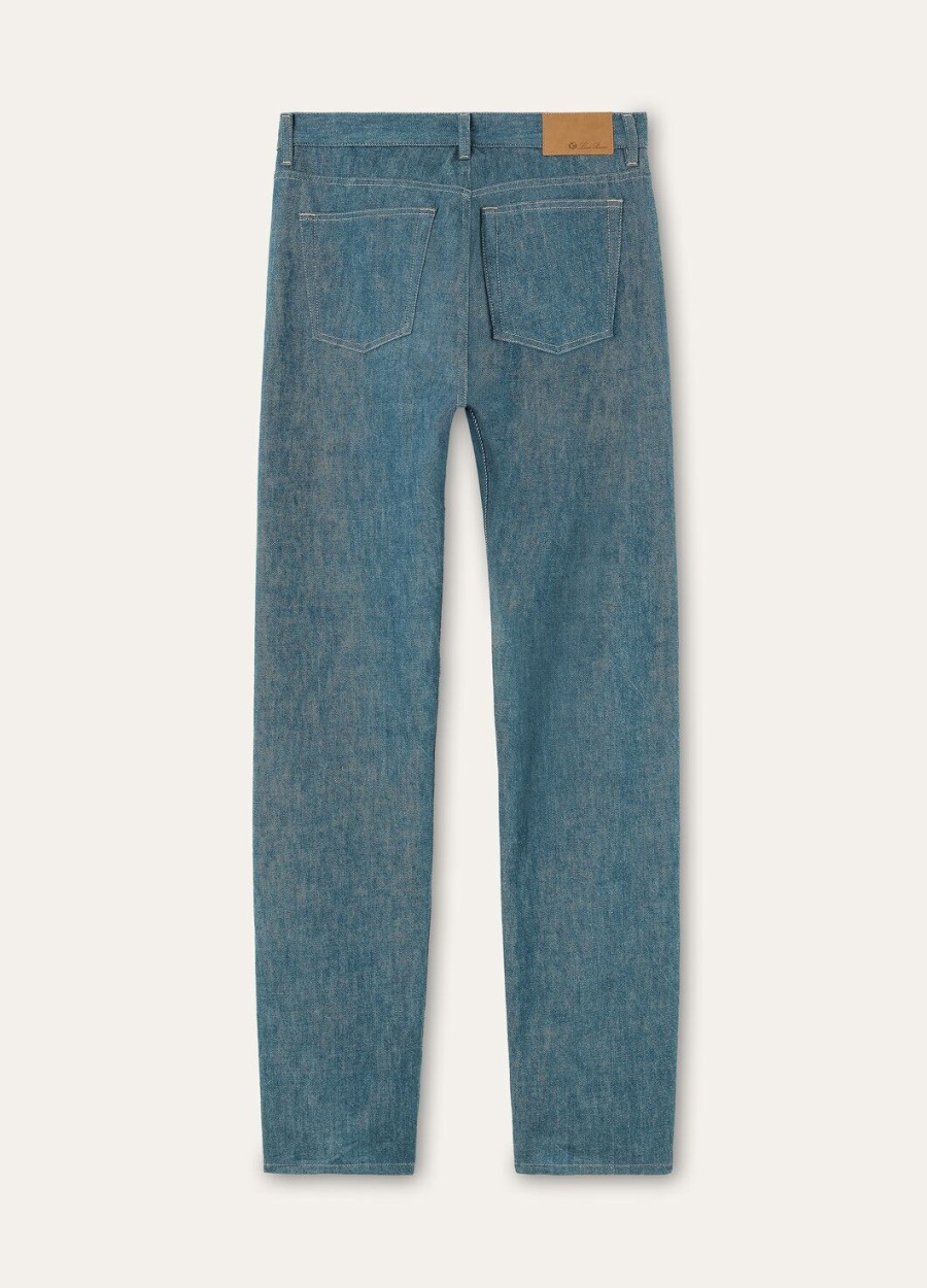 kamen austin denim blauwe spirulina broek