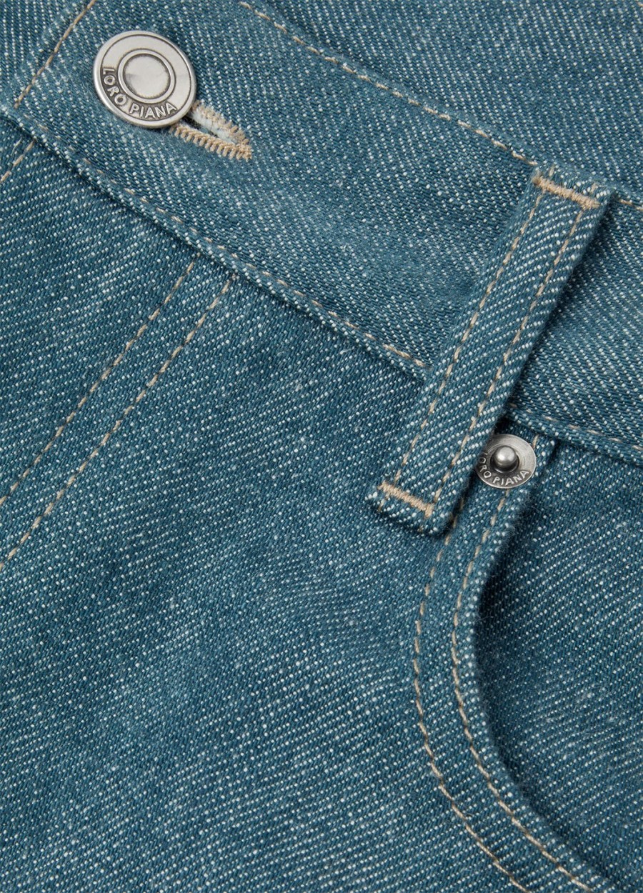 kamen austin denim blauwe spirulina broek