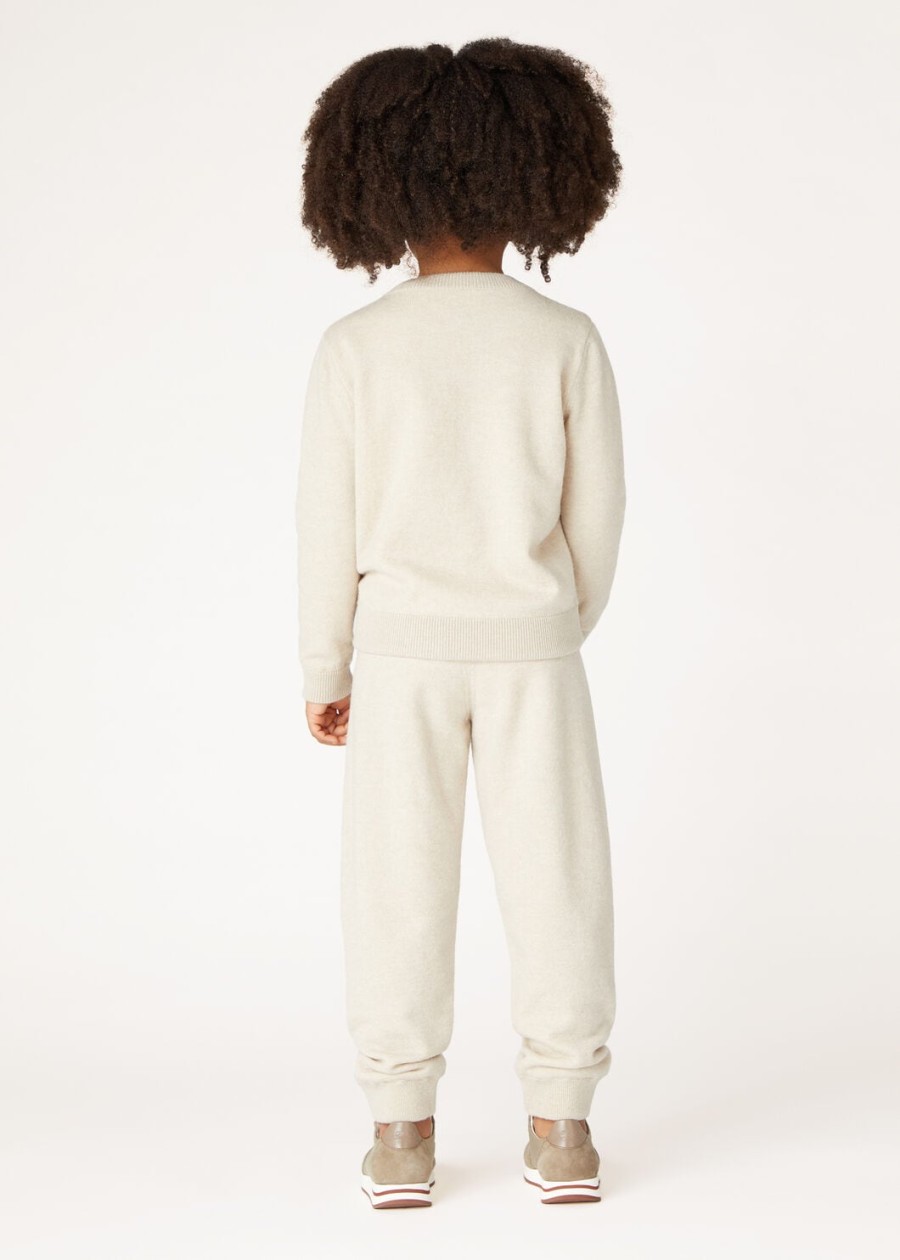 duo natural cashmere suitcasenougat voor kinderen