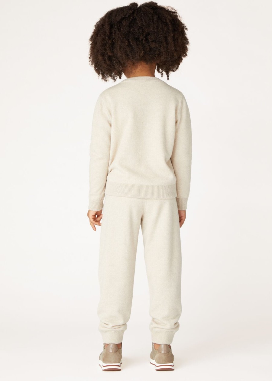 duo kids broek natuurlijk kasjmier koffernougat