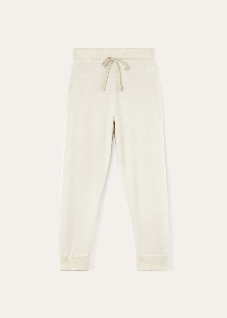 duo kids broek natuurlijk kasjmier koffernougat