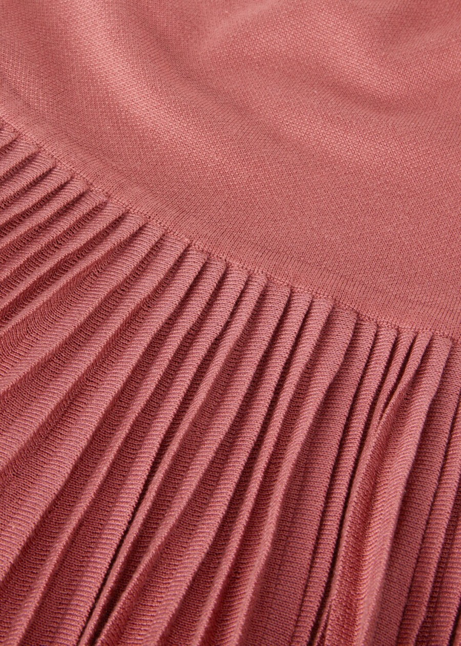 jolie zijden jurk in antieke blushkleur
