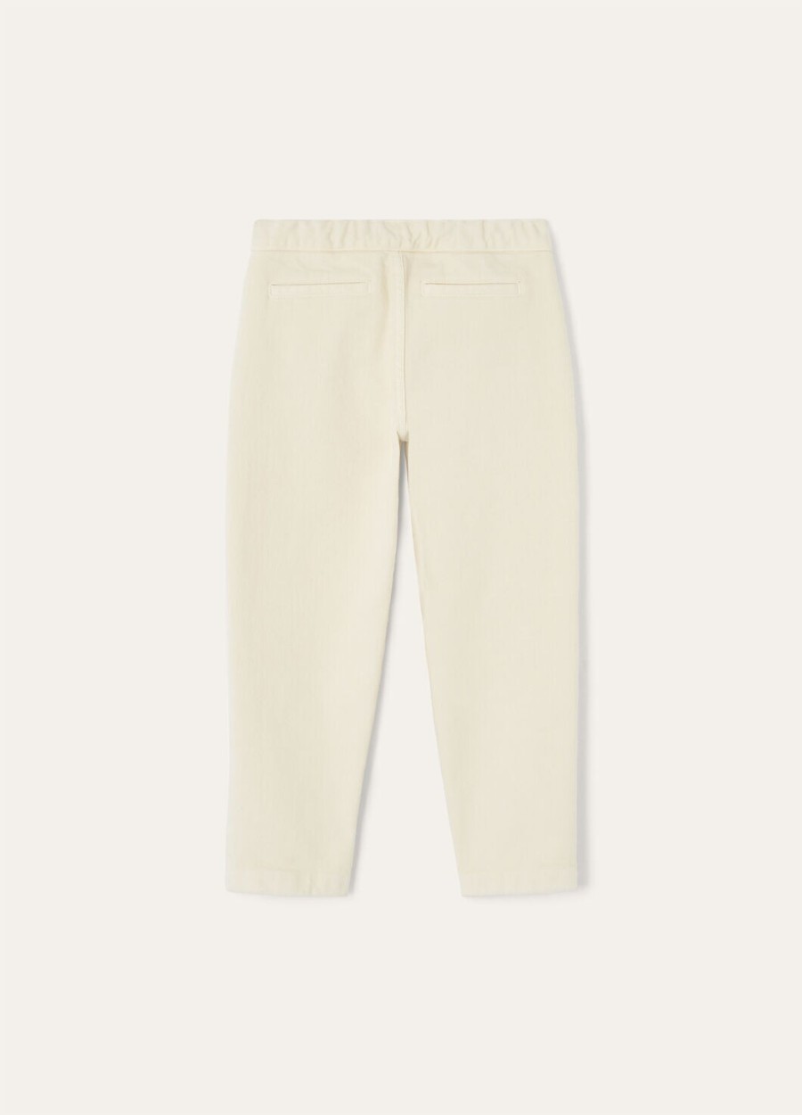 morley katoenen kinderbroek met arctische wolf-print