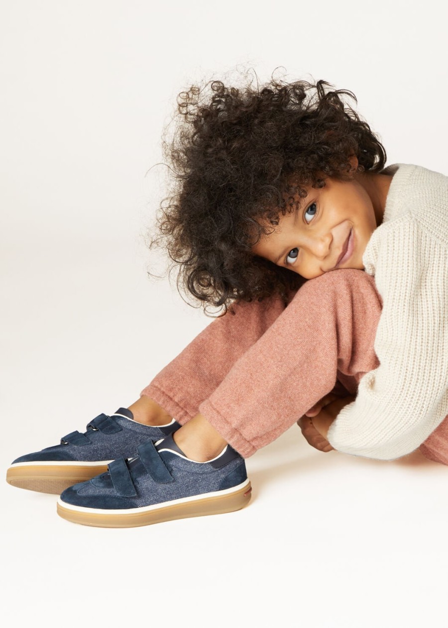 kinderwandelschoenen cotton surge blauw