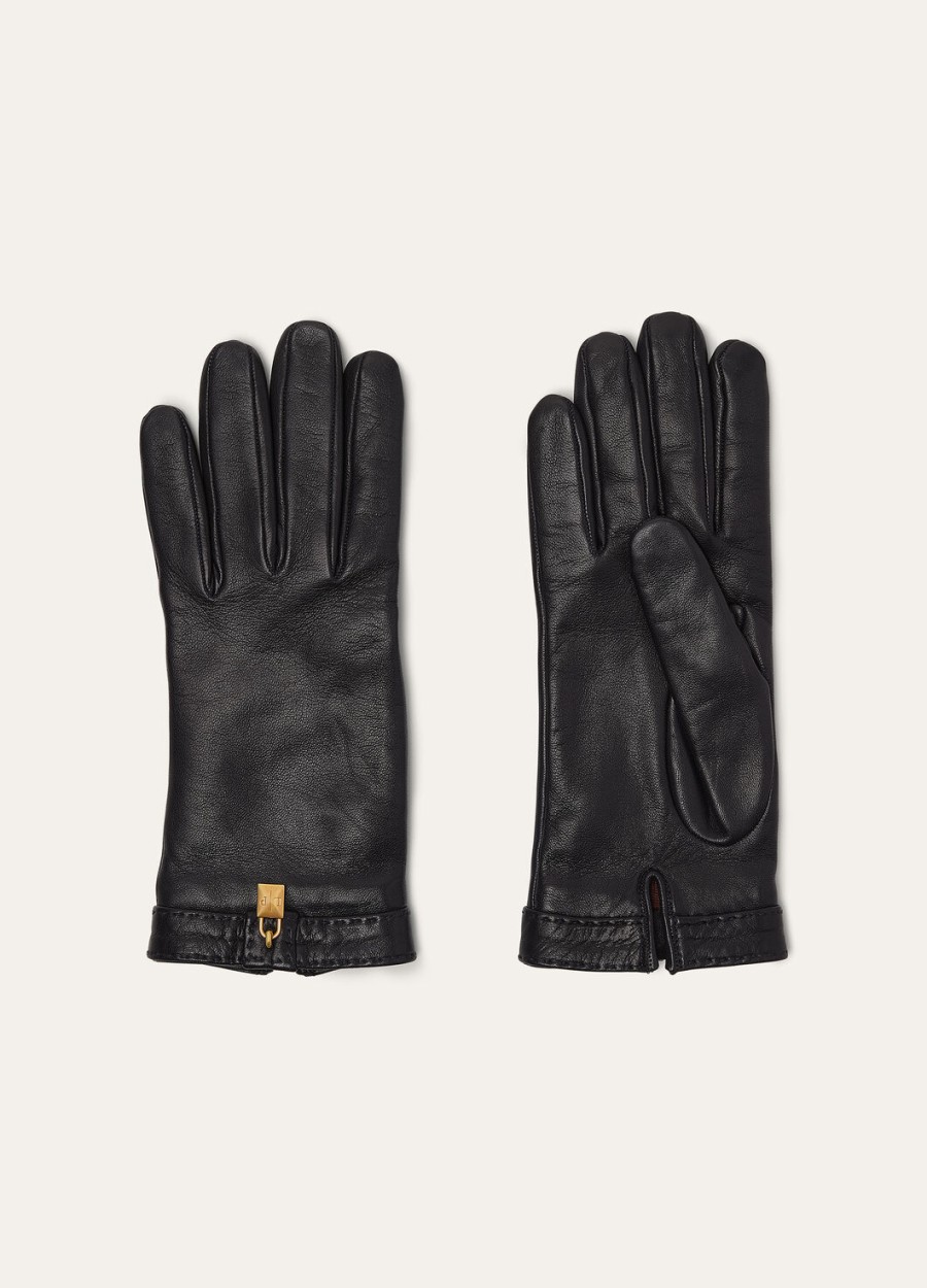 nora marineblauwe lamsleren handschoenen