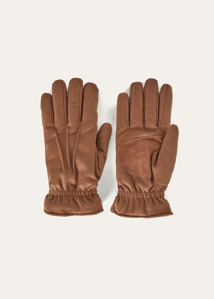 ashford kasjmier handschoenen - storm system kastanjebruin