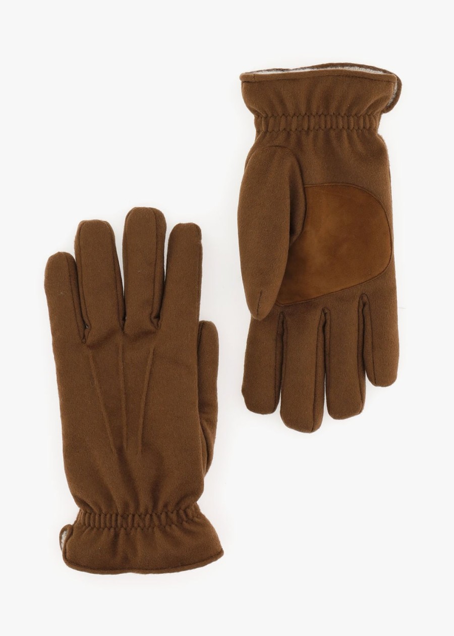 ashford kasjmier handschoenen - storm system kastanjebruin