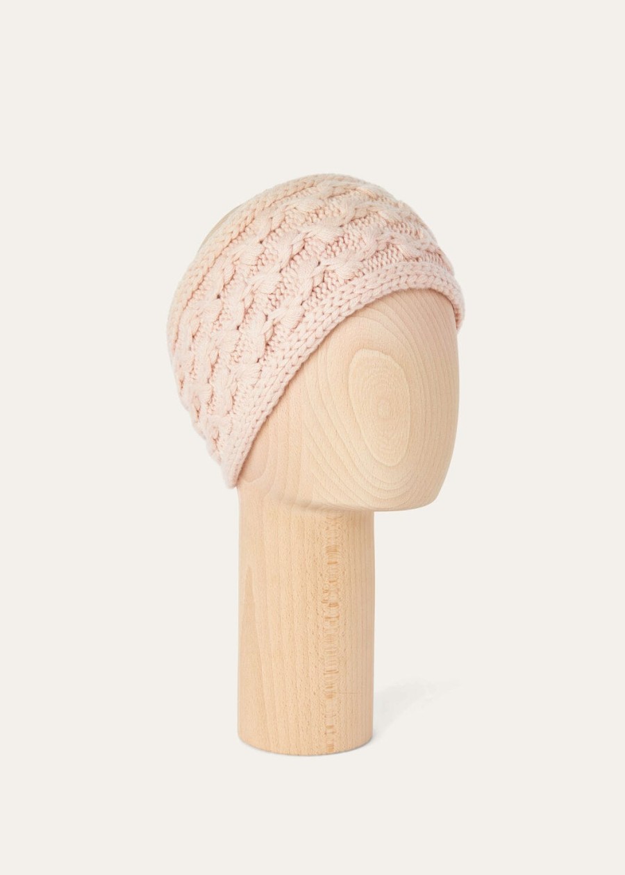 vallé baby kasjmier hoofdband blushing beige melange