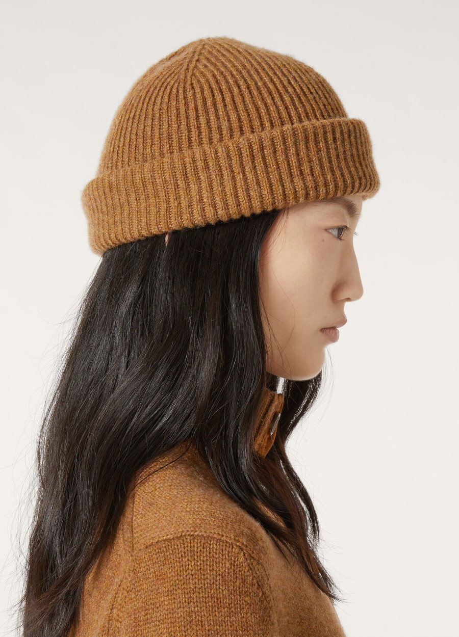 fobello beanie baby cashmere camel oasis melange