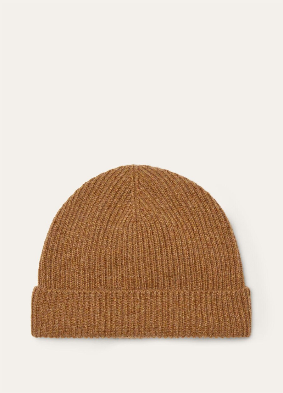 fobello beanie baby cashmere camel oasis melange