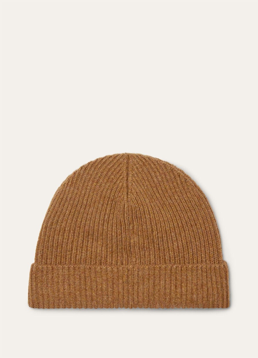 fobello beanie baby cashmere camel oasis melange