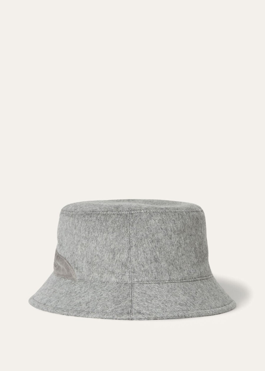 cityleisure kasjmiermuts - storm system flanel melange