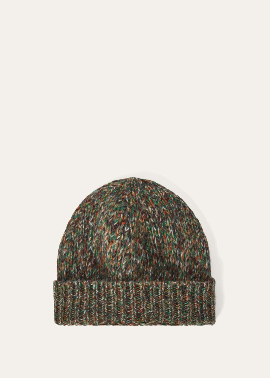 bellamonte beanie cashmere coarsehair zomergroen