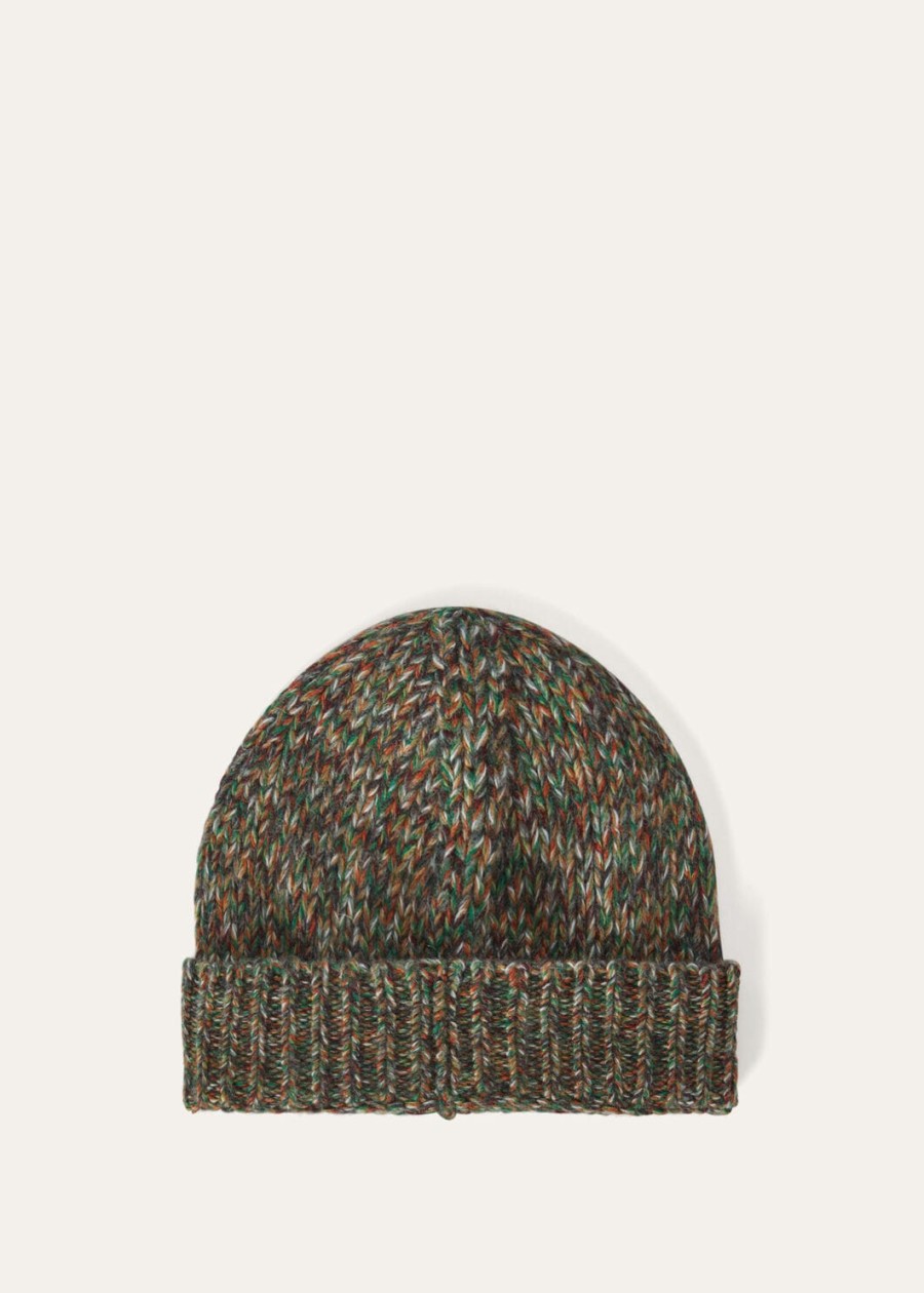 bellamonte beanie cashmere coarsehair zomergroen