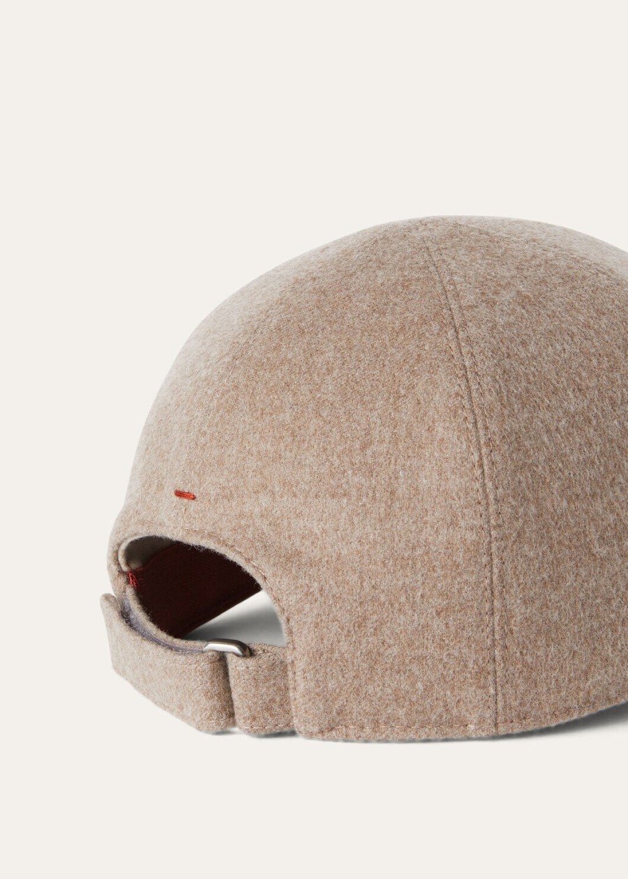 pecora nera stalen bruine baseballpet