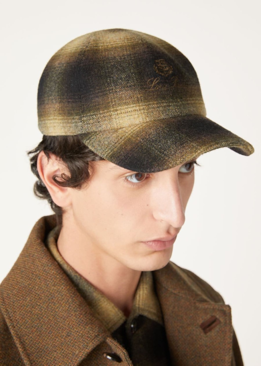 baseballpet van cashmere scheerwol forest fablesbeech melange