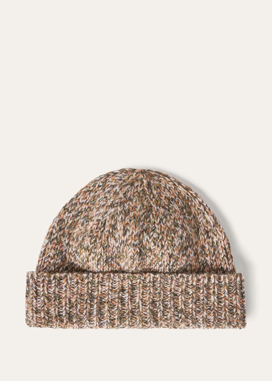 alpe granus beanie kasjmier oranjelilatapioca
