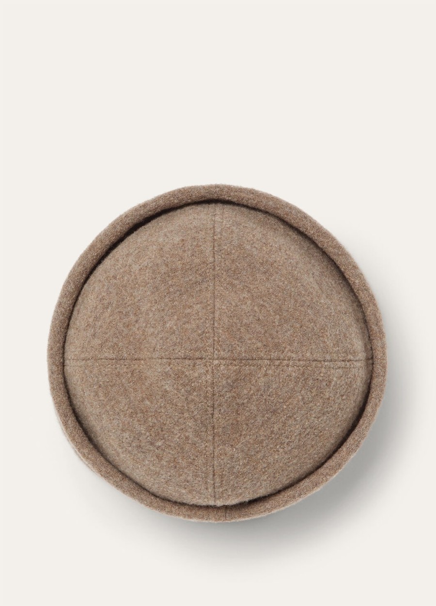 jocey scheerwol muts in de kleur cobblestone taupe