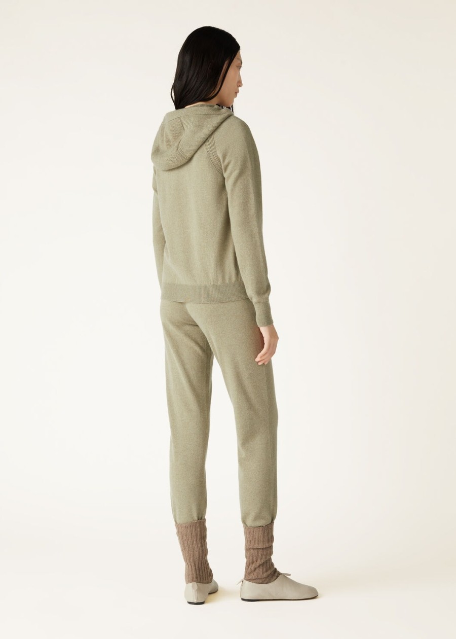 merano bomber baby cashmere korianderzaad melange
